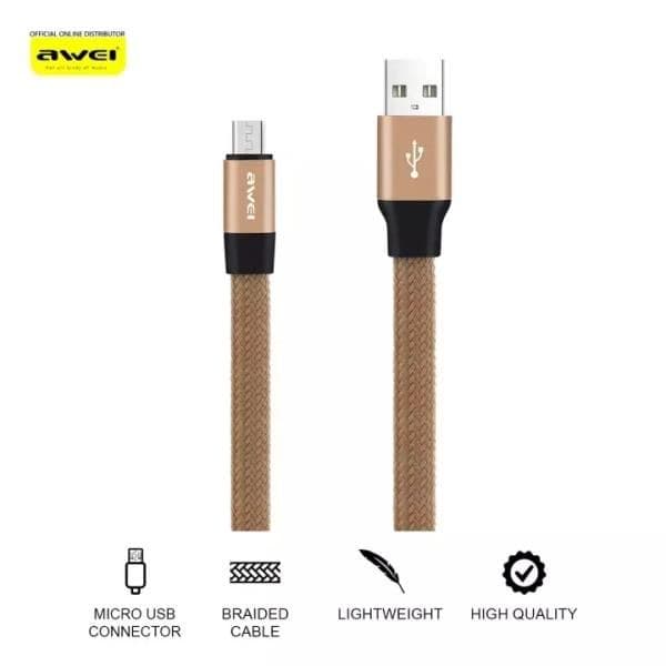 CABLE DATA V8 FAST CHARGE AWEI-CL-12
