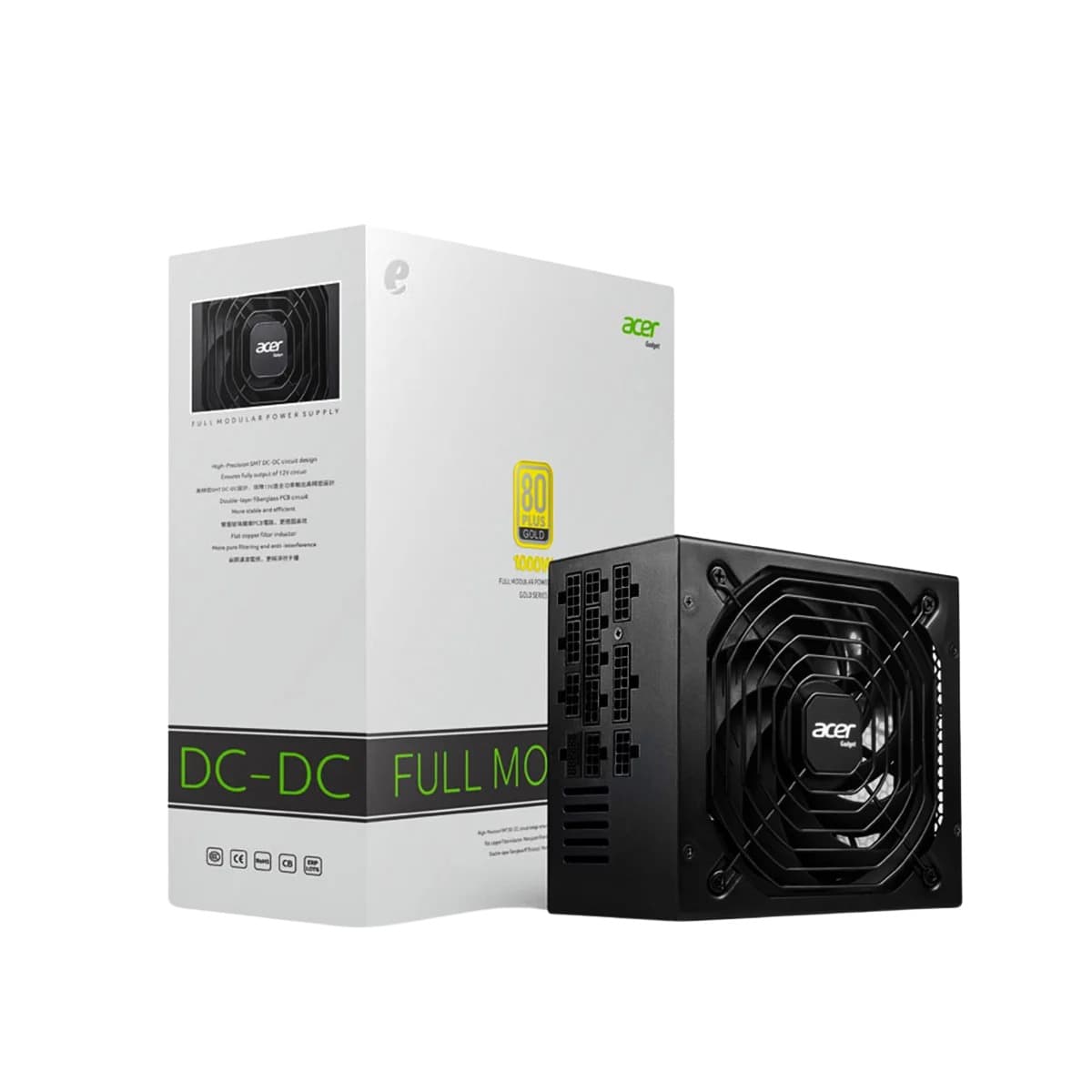 ALIMENTATION ACER 1000W 80 PLUS GOLD