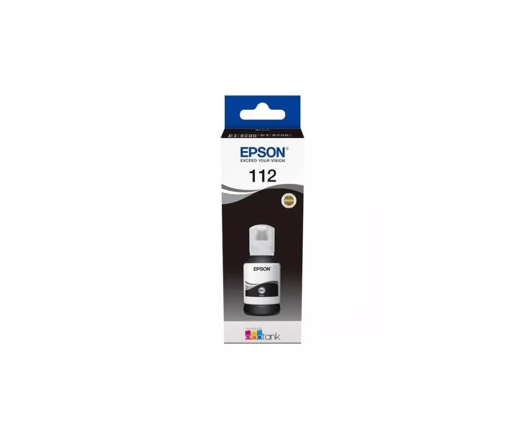 BOUTEILLE EPSON ENCRE 112 ORIGINAL BLACK