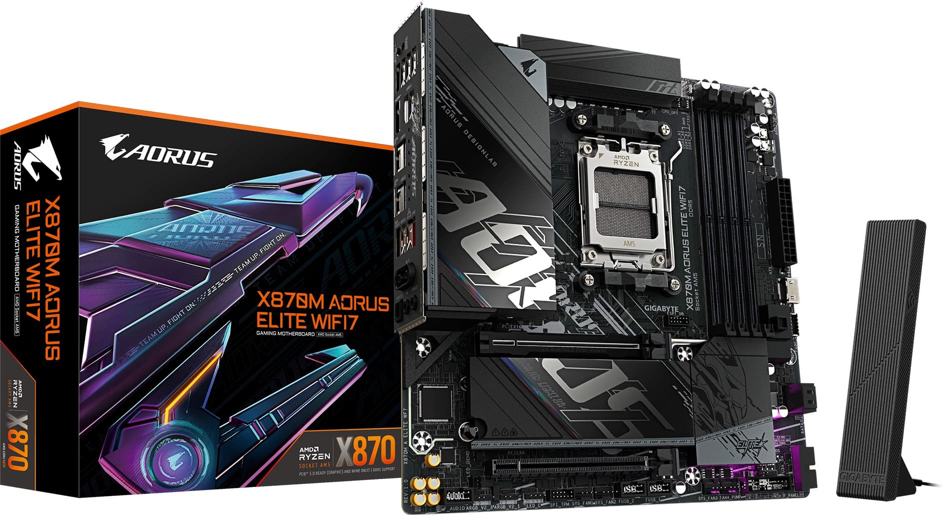 CARTE MERE GIGABYTE X870M AORUS ELITE WIFI 7