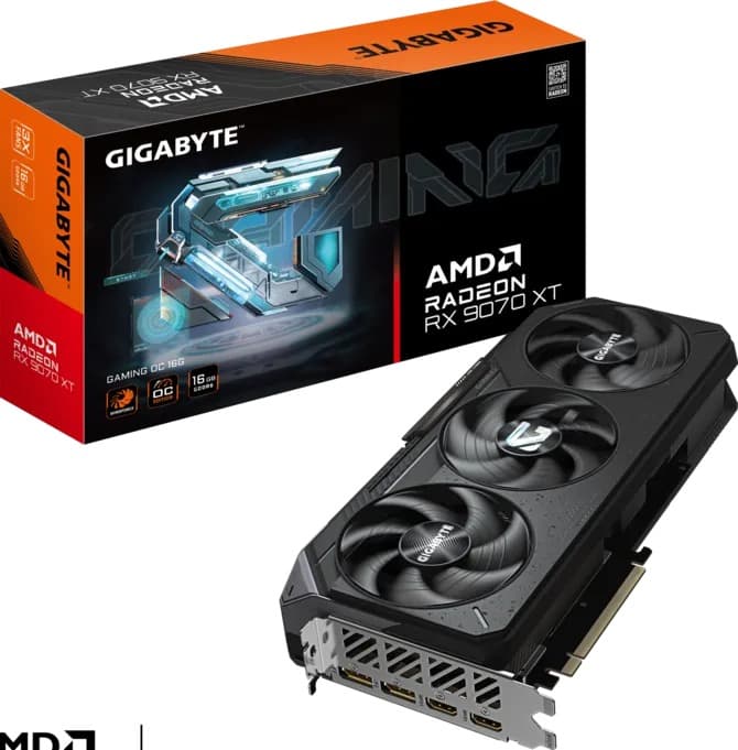 VGA GIGABYTE RX9070 XT GAMING OC 16 GB
