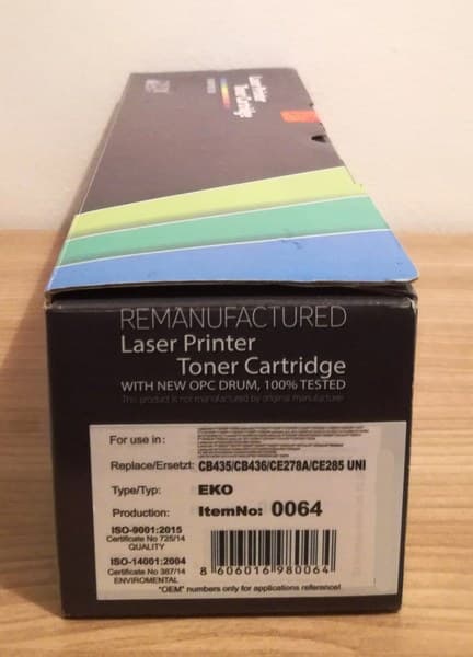 TONER GM BLACK CB435 / CB436 / CE285A / CE278A