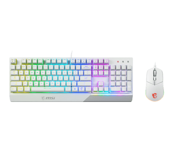 COMBO CLAVIER SOURIS MSI VIGOR GK30 WHITE