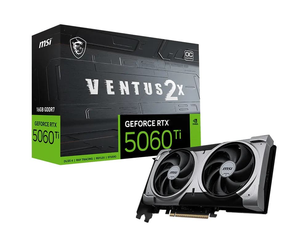 VGA MSI RTX 5060 TI VENTUS 16 GB 2X OC