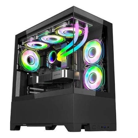 BOITIER NOX INFINITY BLACK 6 FAN ARGB