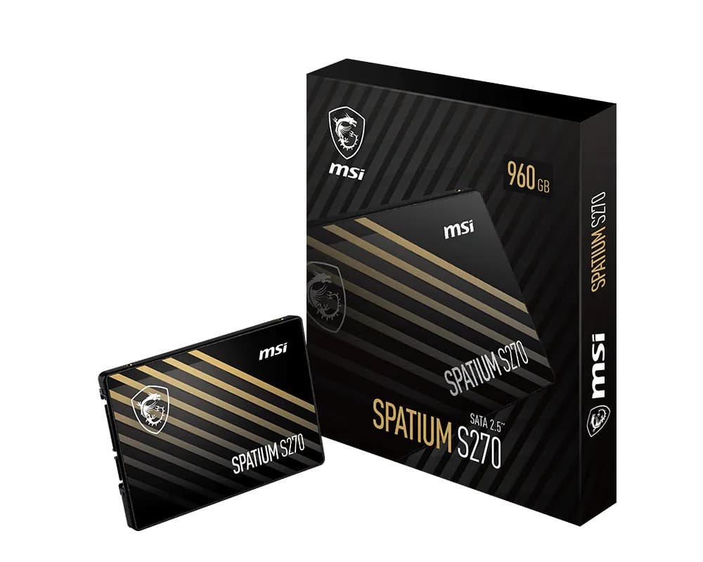 DISQUE SSD SATA MSI SPATIUM S270 480 GB 2.5"