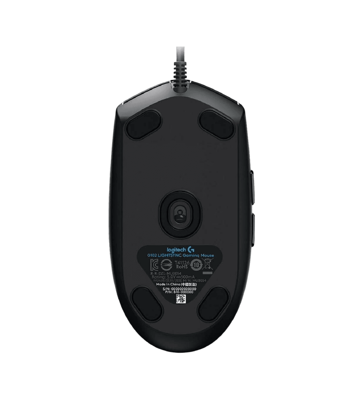 SOURIS LOGITECH G102 BLACK RGB