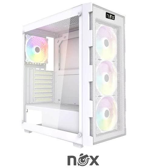 BOITIER NOX QUANTUM WHITE PLUS 4 FAN ARGB