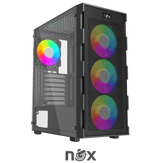 BOITIER NOX QUANTUM BLACK PLUS 4 FAN ARGB