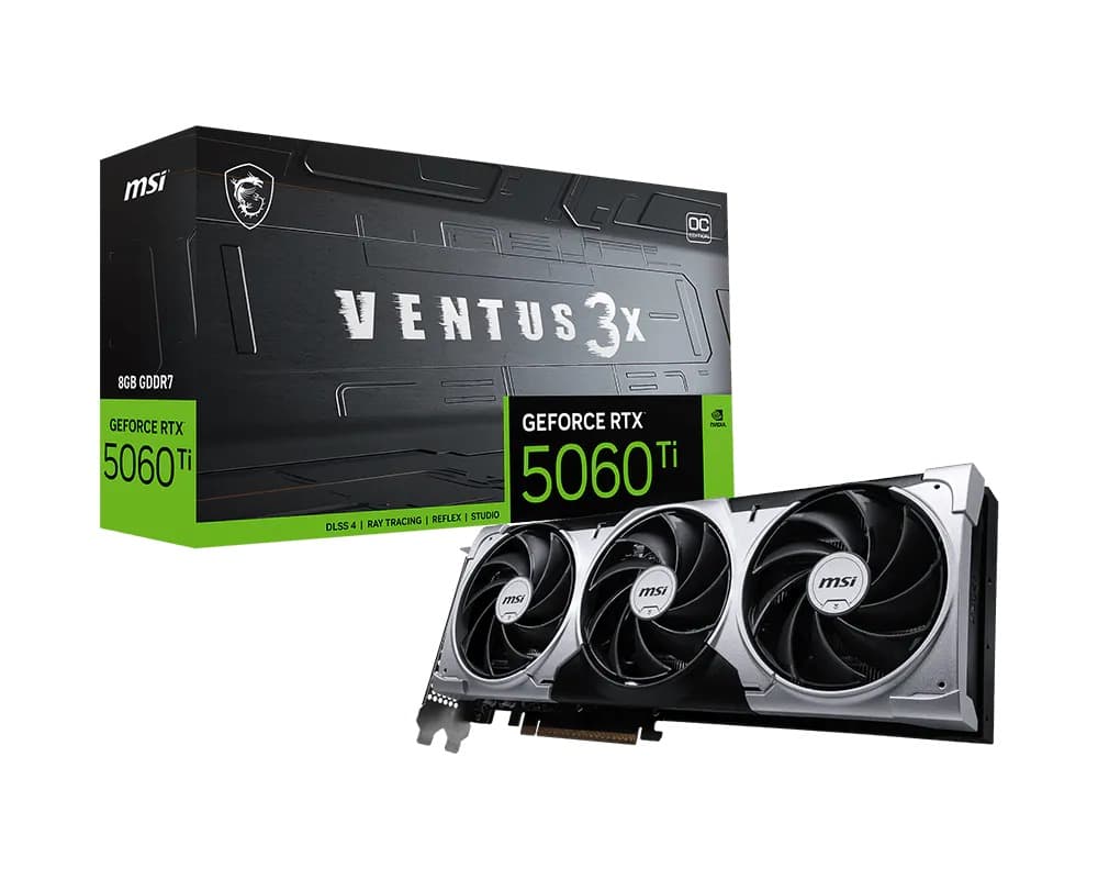VGA MSI RTX 5060 TI VENTUS 8 GB 3X OC