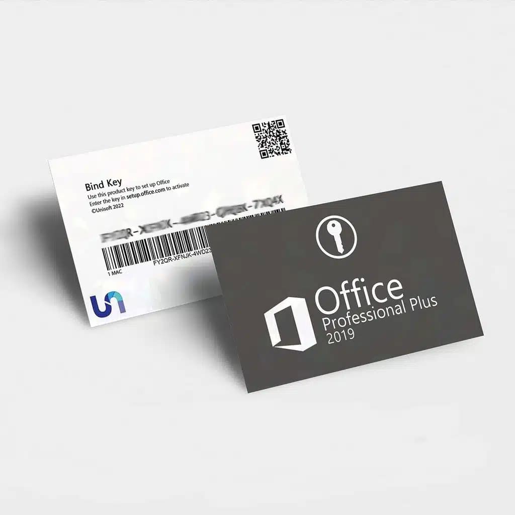 LICENCE OFFICE 2019 PRO PLUS CARTE