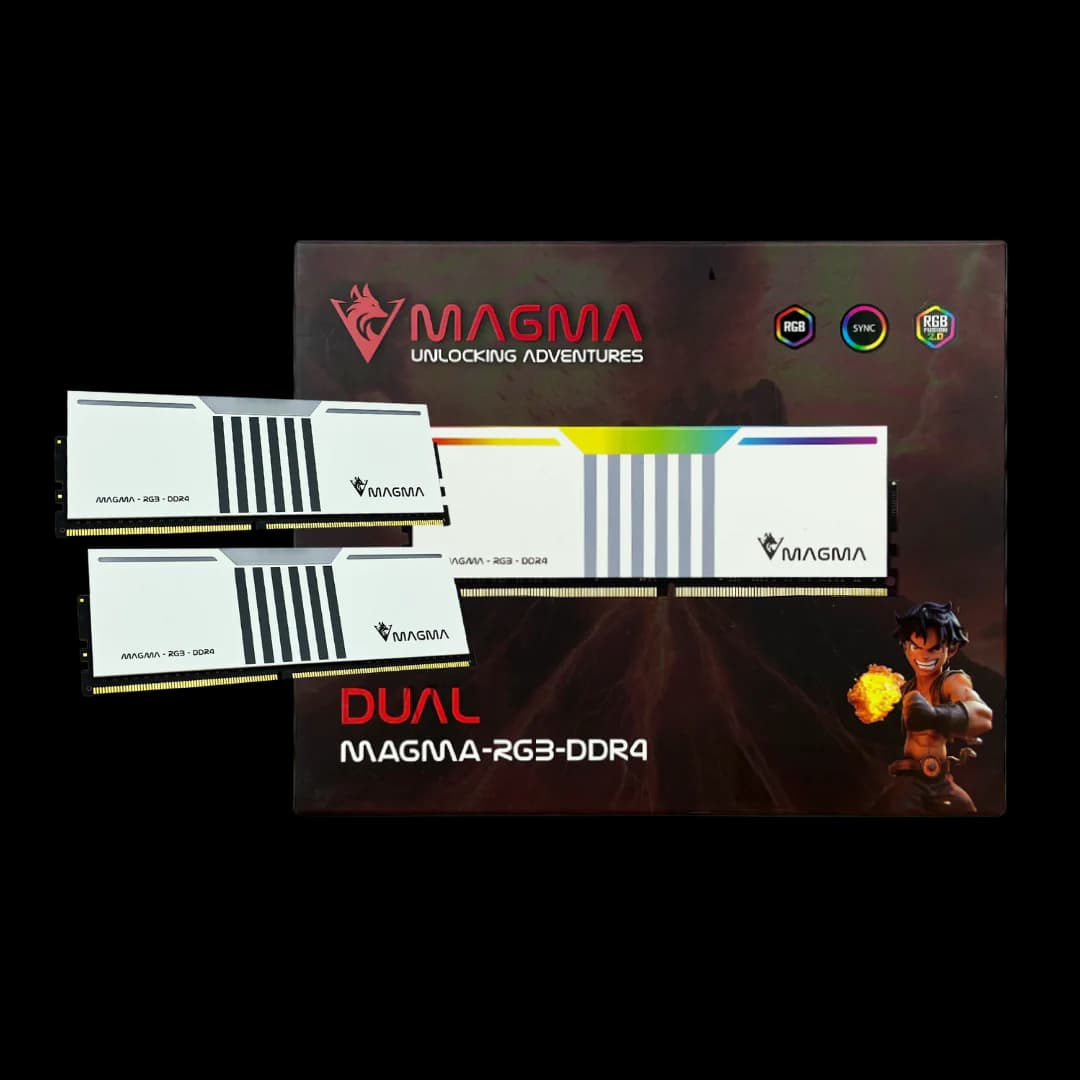 RAM MAGMA 8 GB 3600MHZ DESKTOP WHITE RGB