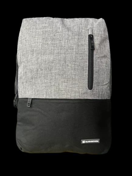 SAC A DOS SUISSEWIN GRIS ET NOIR