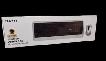 COMBO CLAVIER SOURIS SANS FIL HAVIT KB252 GCM RECHARGEABLE