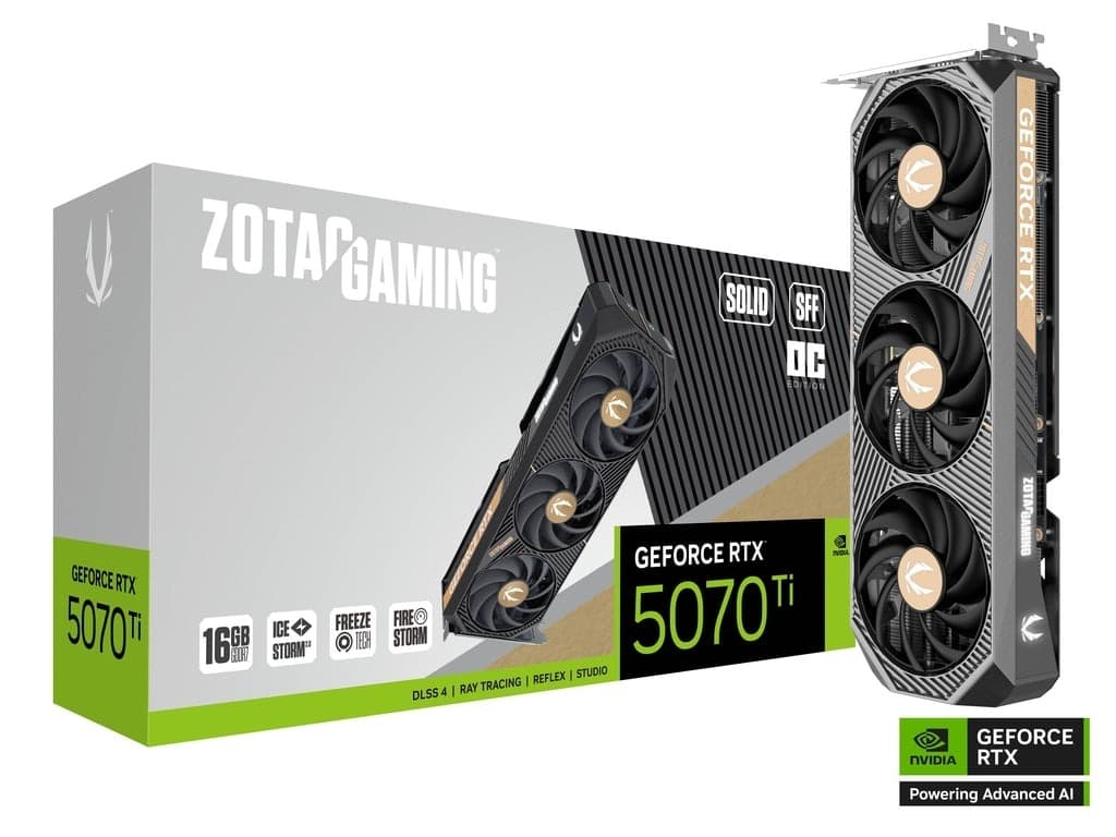 VGA ZOTAC RTX 5070 TI OC SFF 16 GB