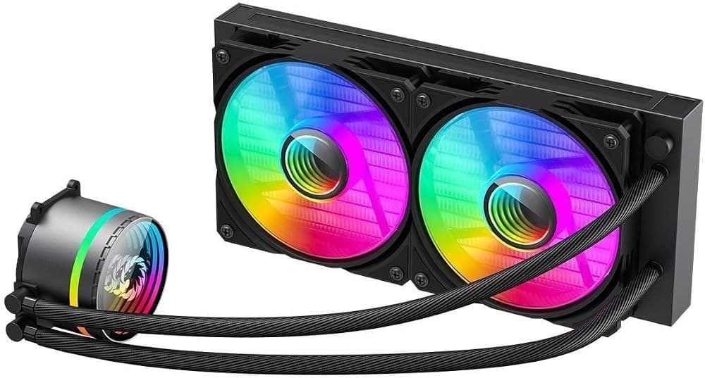 WATER COOLING VORTEX ICE CORE 240 WHITE RGB