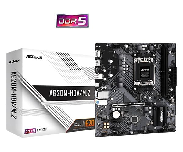 CARTE MERE ASROCK A620M-HDV/M.2 MATX D5