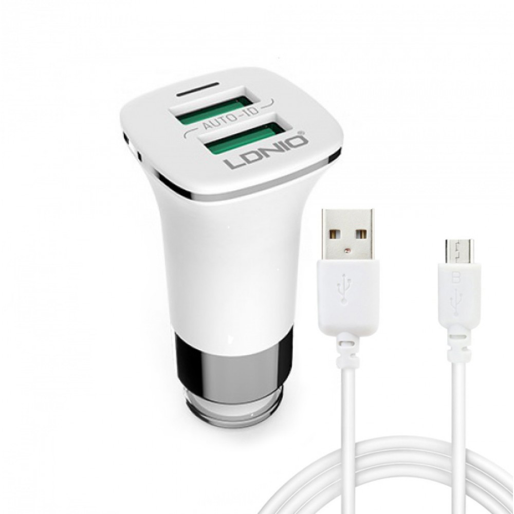 CHARGEUR LDNIO AUTO C301 3.6A 2USB
