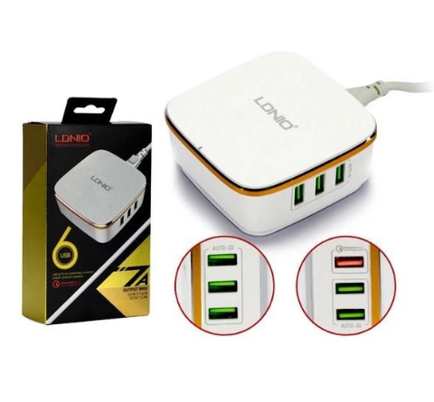 CHARGEUR LDNIO A6704 7.0A 3USB