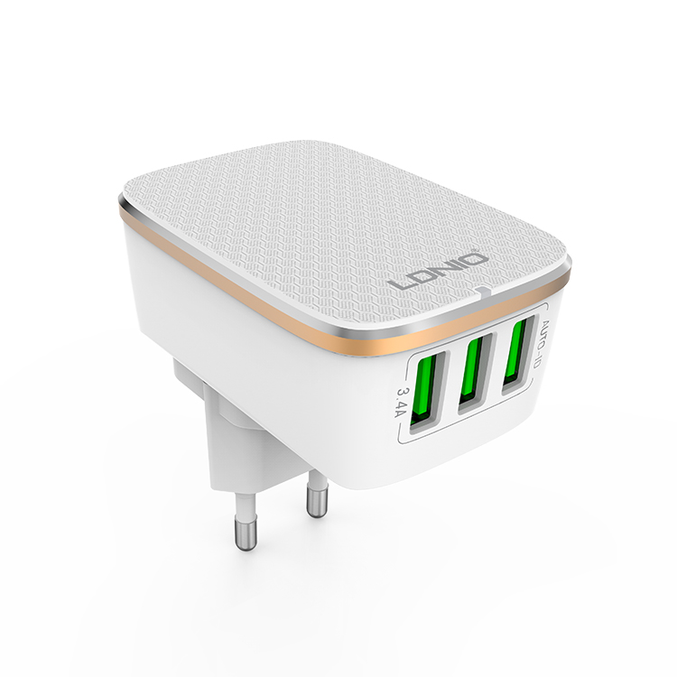 CHARGEUR LDNIO A3304 3.4A 3USB