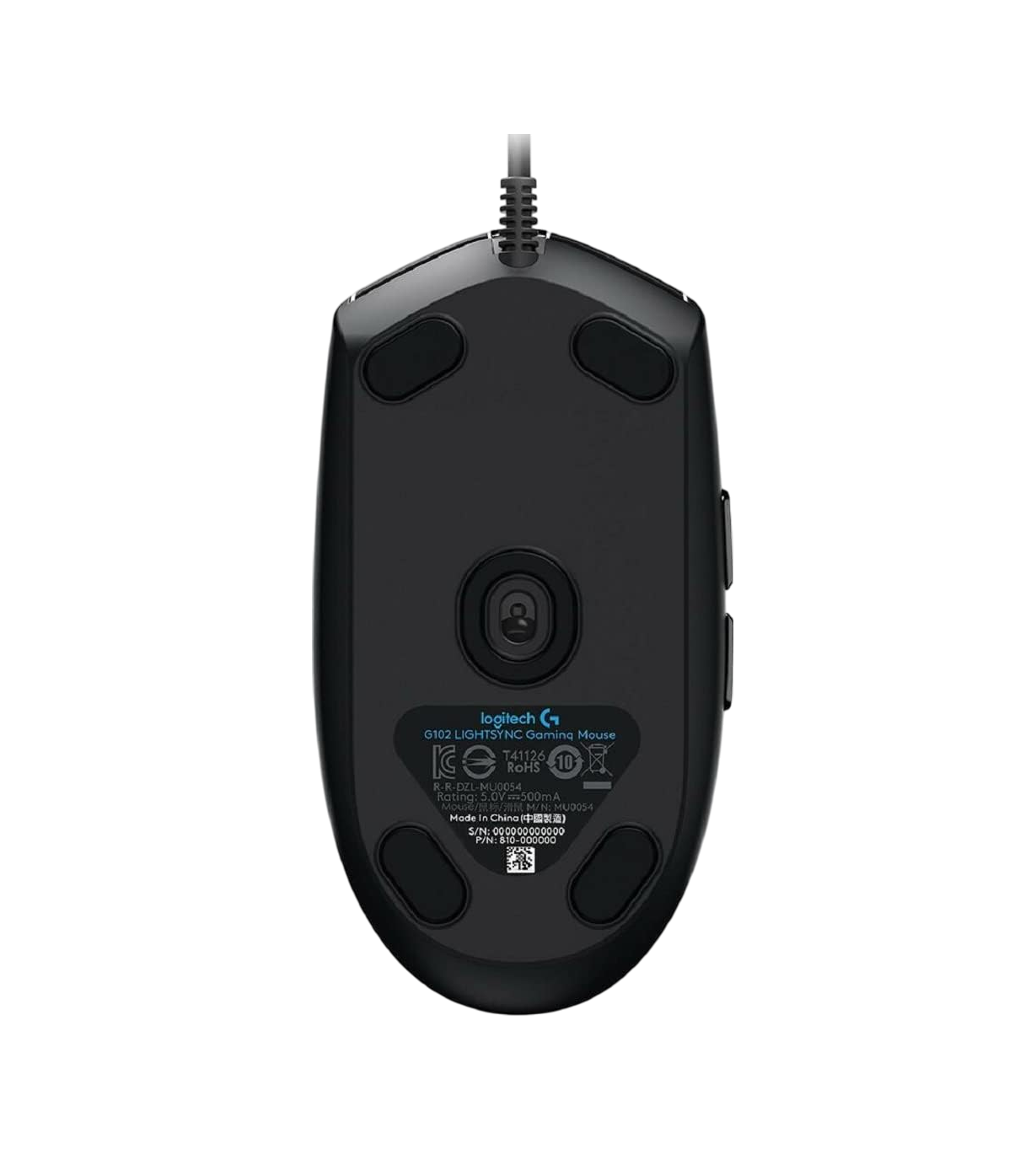 SOURIS LOGITECH G102 BLACK RGB