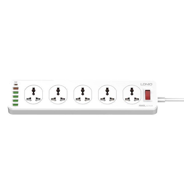 RALLONGE LDNIO SC10610 PD10 PORTS+4USB QC3.0 32W