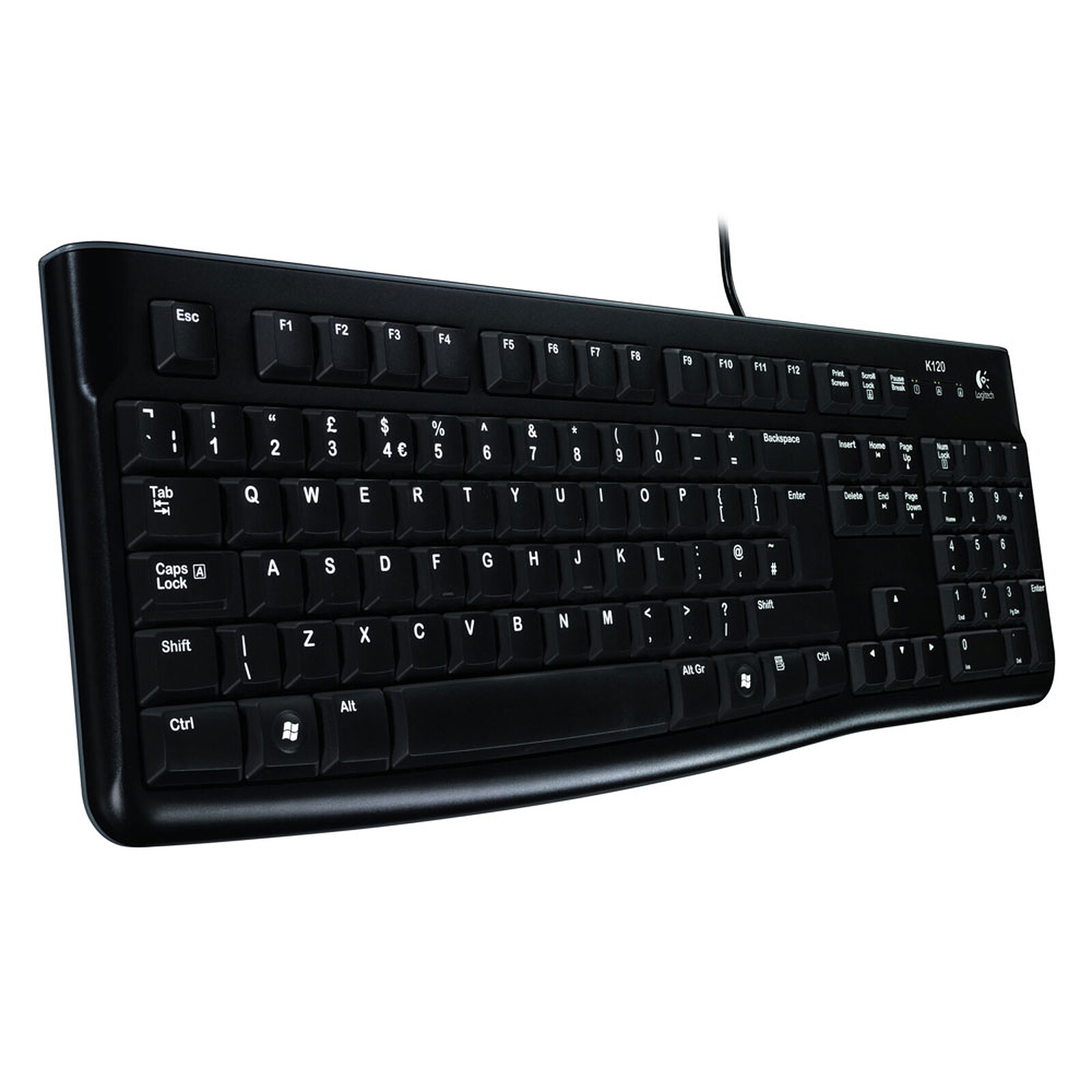CLAVIER LOGITECH K120 AVEC FIL