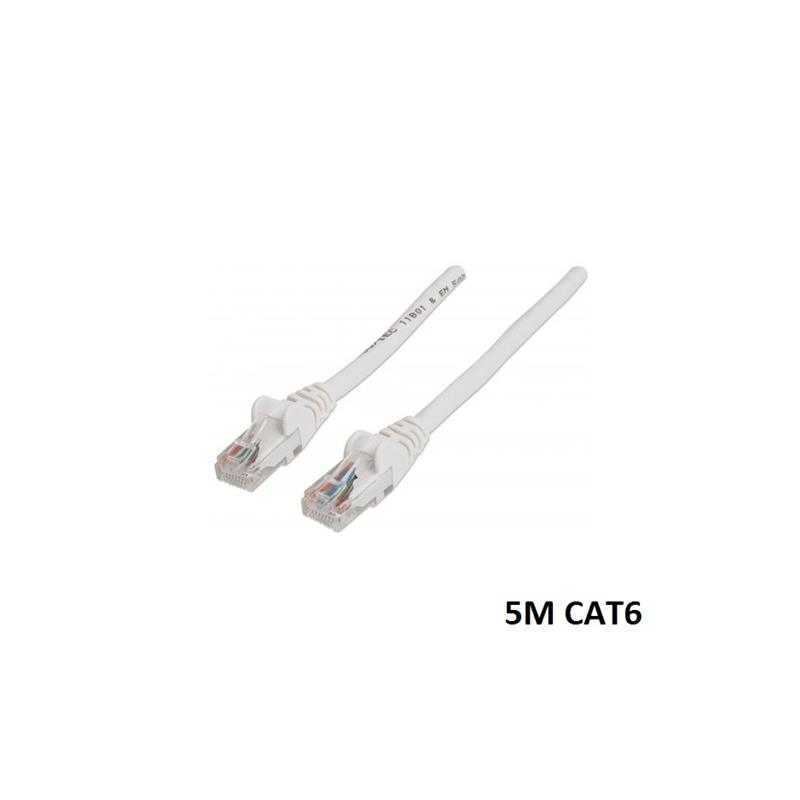 CABLE RESEAU CAT6-E UTP 5M CAPSYS