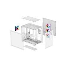 BOITIER DEEPCOOL CG530 WHITE 4FAN ARGB